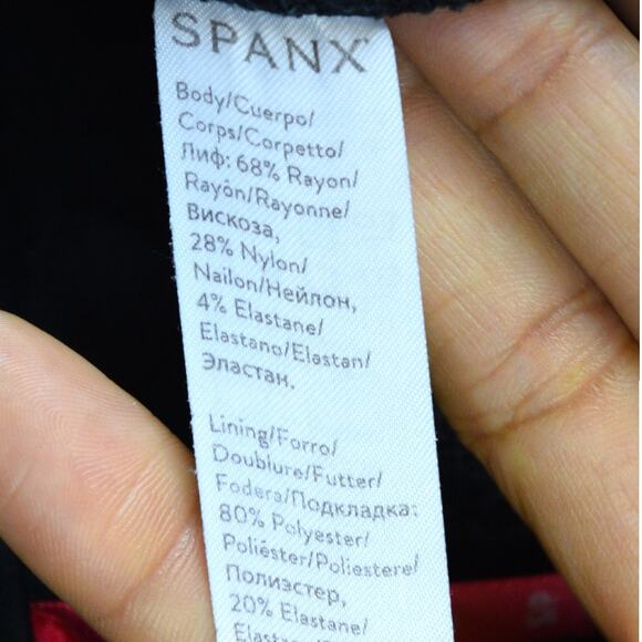 Spanx Black The Perfect Pant Ankle Ponte 4 Pocket High Waist Shaping S PETITIE - Picture 13 of 13